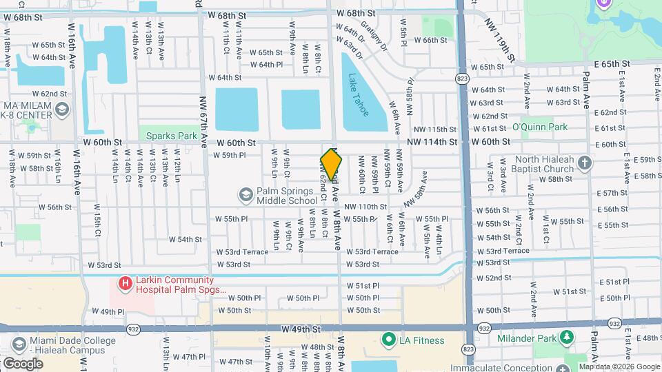 11110 NW 62nd Ave Map and Location Details