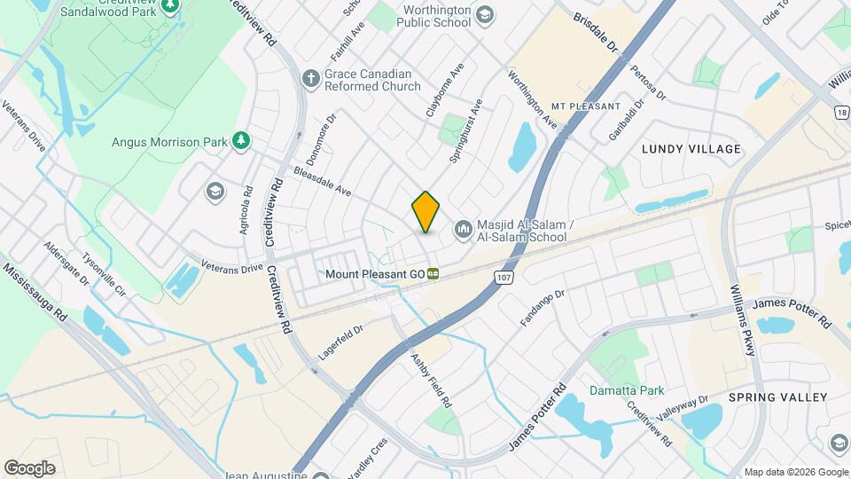 23 Bleasdale Ave Map and Location Details