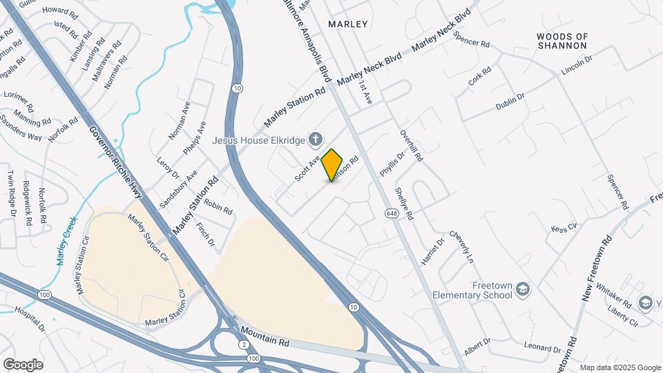 203 Henson Rd Map and Location Details