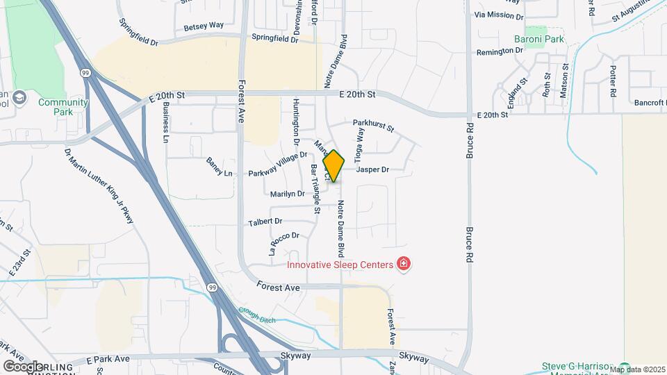2250 Notre Dame Blvd Mapa y Detalles de la Ubicación