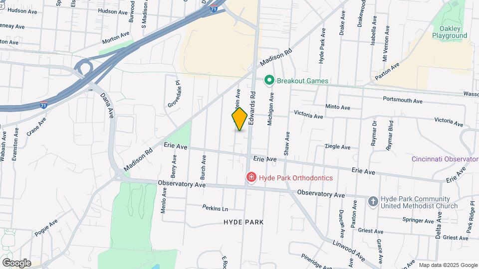 3534 Zumstein Ave Map and Location Details