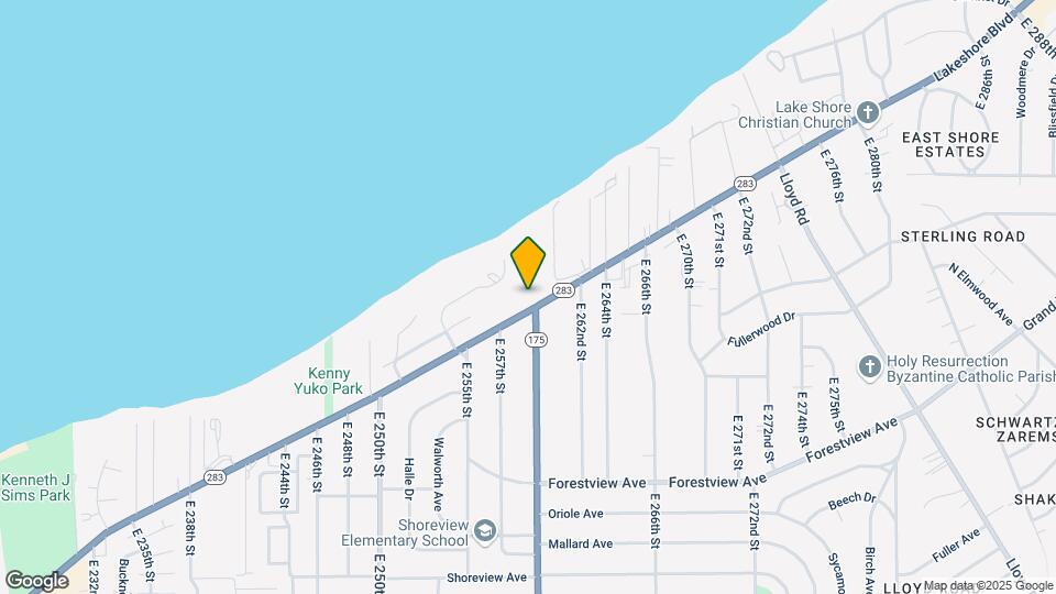 25941 Lake Shore Blvd Map and Location Details