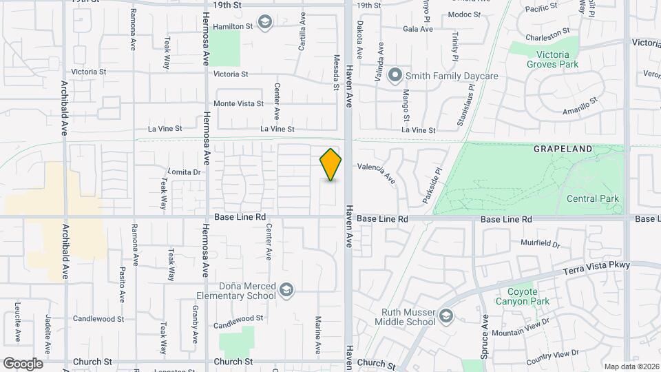 7210 Mesada St Map and Location Details