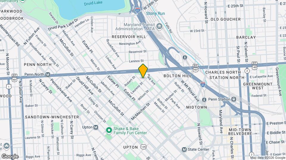 1805 Bolton St Map and Location Details