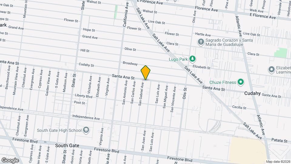 3806 Santa Ana St Mapa y Detalles de la Ubicación