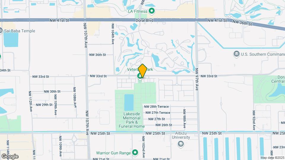 3116 NW 101st Pl Map and Location Details