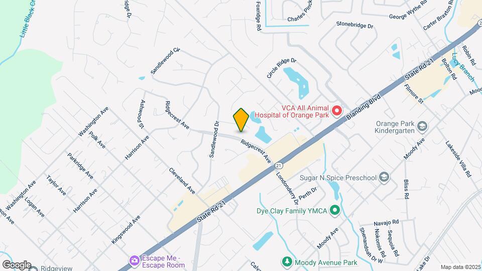 2462 Ridgecrest Ave Map and Location Details