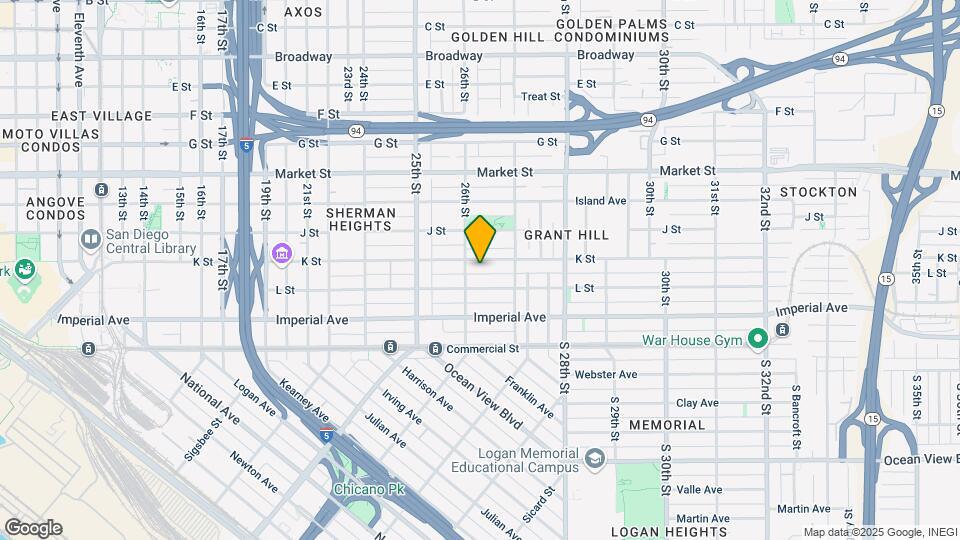 2625-31 K St Map and Location Details