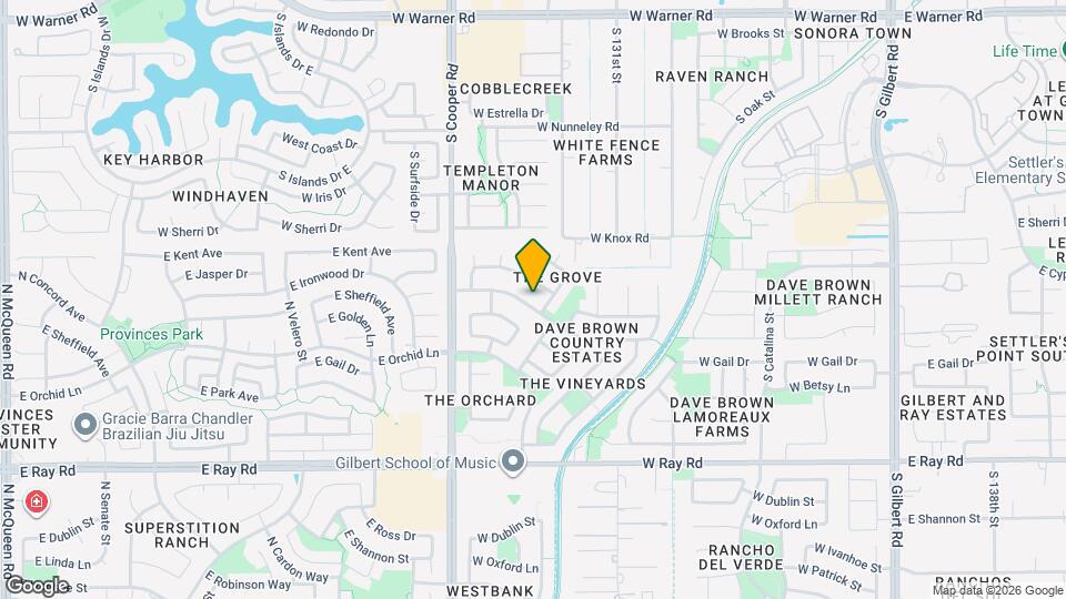 654 W Country Estates Ave Map and Location Details