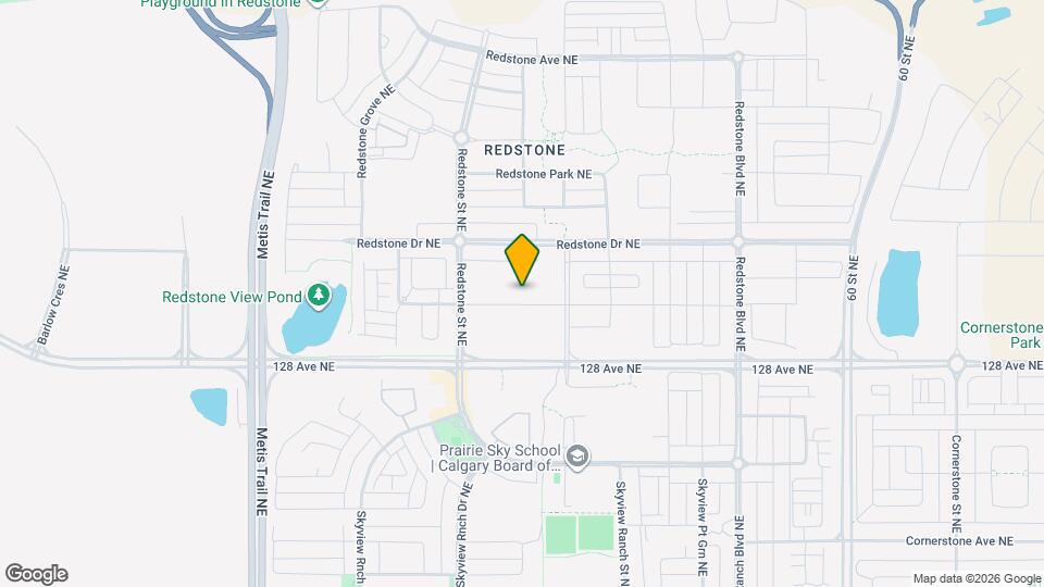 303 Redstone Dr NE Map and Location Details