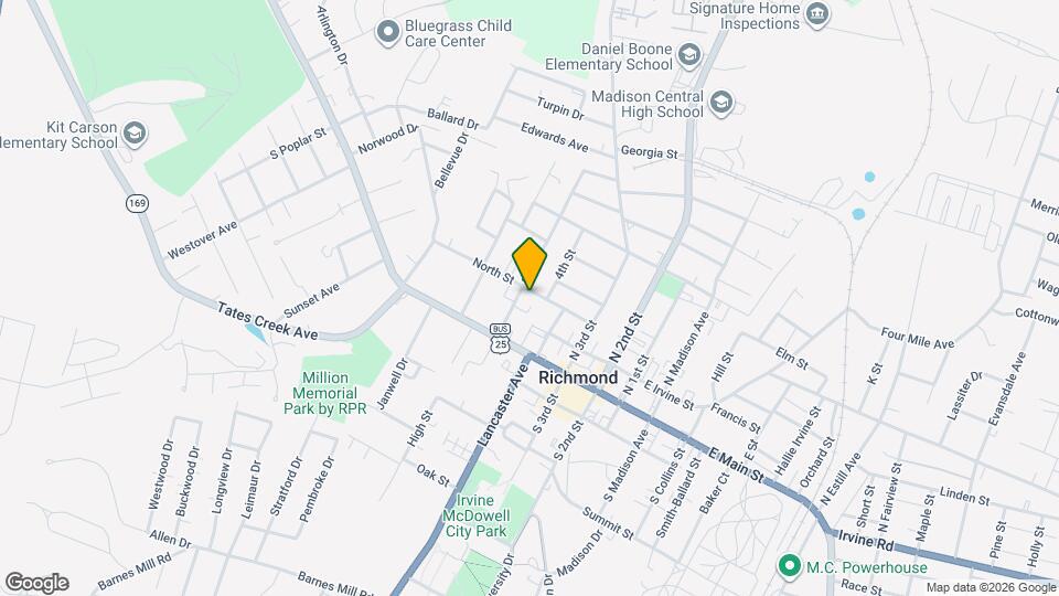 428 North St Map and Location Details