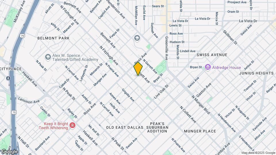 4914-4916 San Jacinto St Map and Location Details