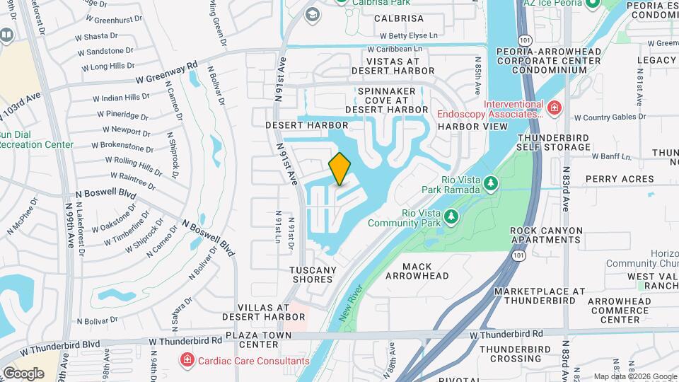 8971 W Lisbon Ln Map and Location Details