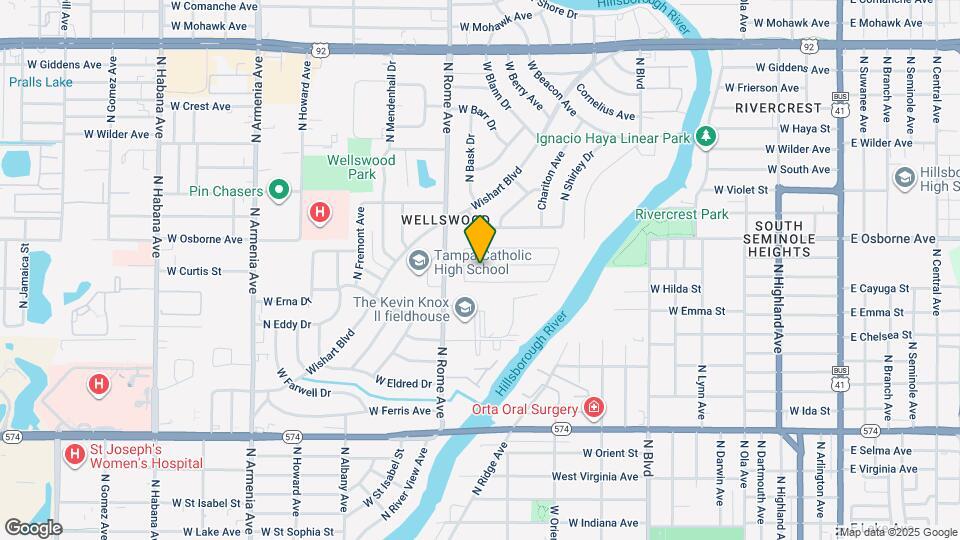 1528 W River Shore Way Map and Location Details