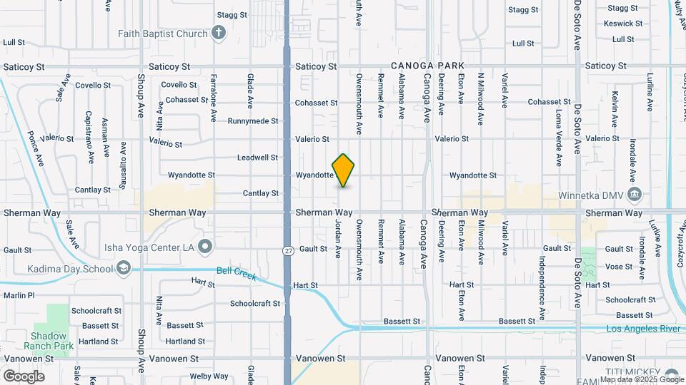 7232 Jordan Ave Map and Location Details