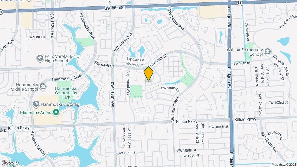 14573 SW 98th Terrace Map and Location Details