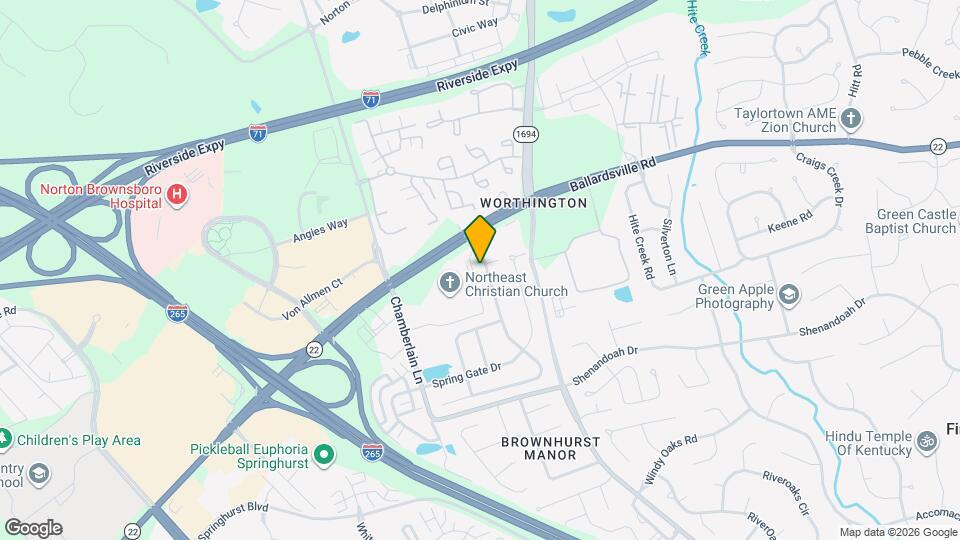 4332 Brownsboro Glen Rd Map and Location Details