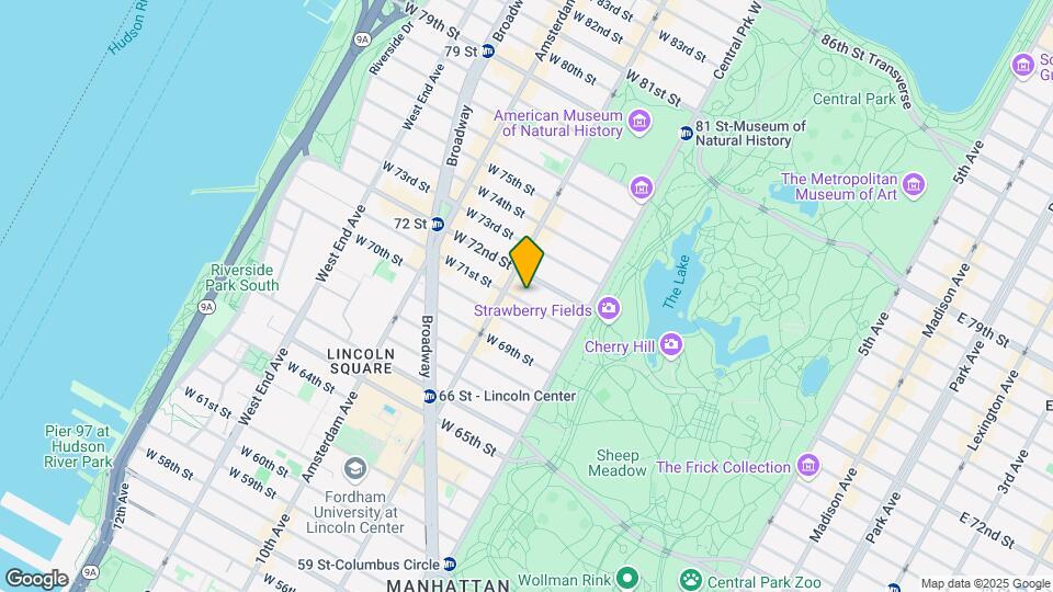 57 W 71st St Mapa y Detalles de la Ubicación