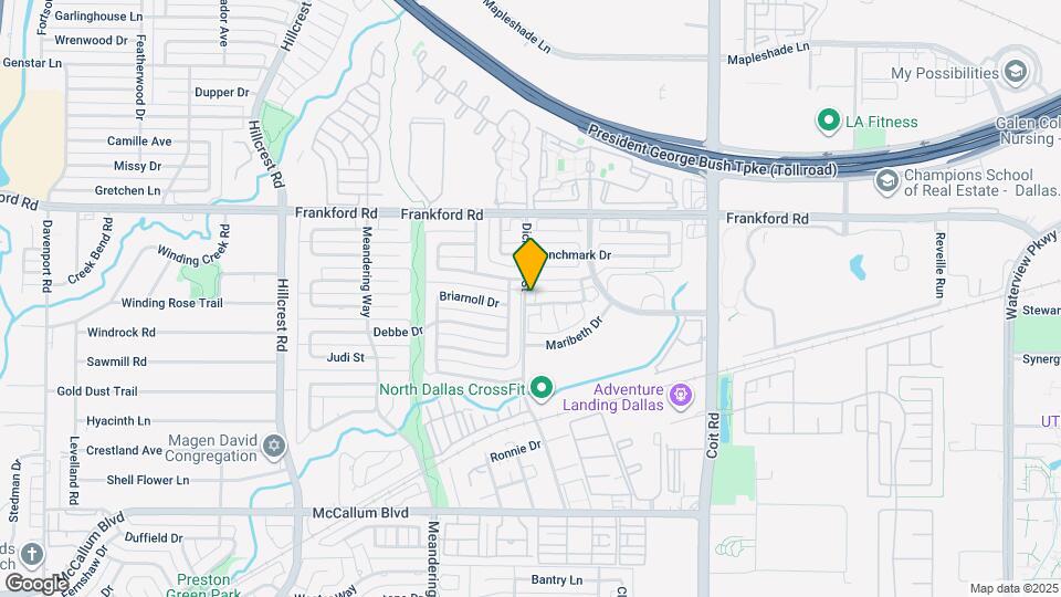 7505 Larchmont Dr, Unit 1302 Map and Location Details