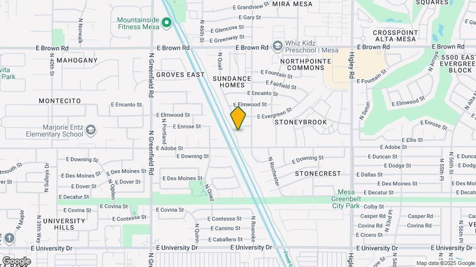 828 N Quail Cir Map and Location Details