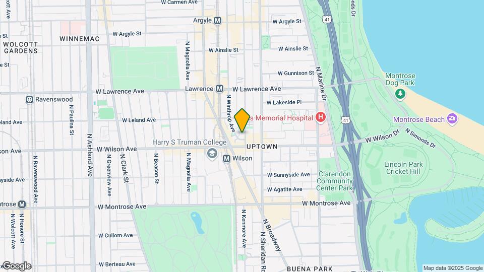 4616 N Kenmore Ave Map and Location Details
