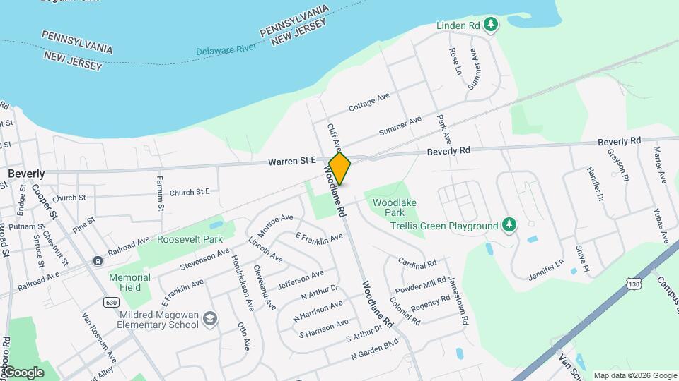 718 Woodlane Rd, Unit First Floor Map and Location Details