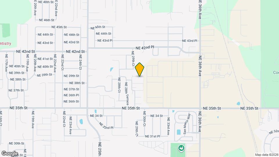 3026 NE 39th Pl Map and Location Details