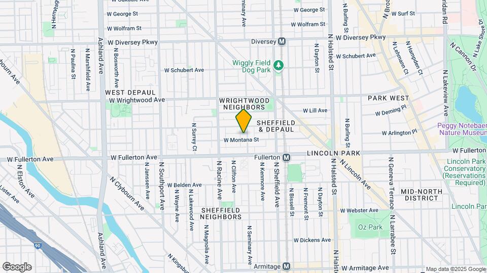 1102 W Montana St Map and Location Details