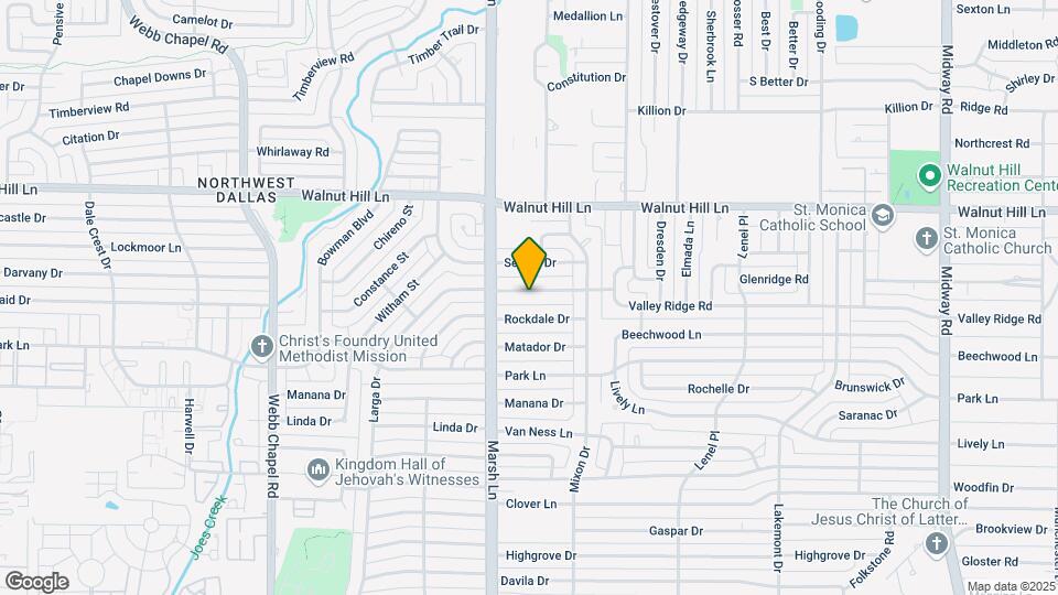 3732 Valley Ridge Rd Map and Location Details
