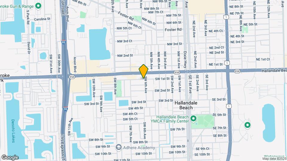 601 SW 1st St Map and Location Details