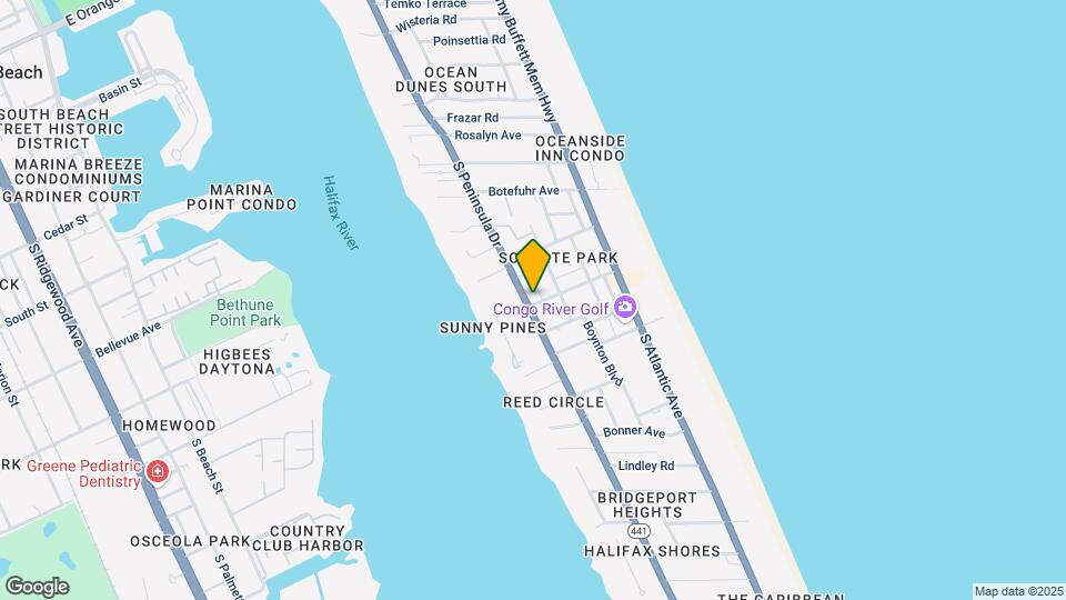 2061 S Peninsula Dr Mapa y Detalles de la Ubicación