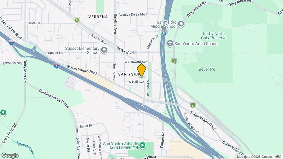 121 W Hall Ave Map and Location Details