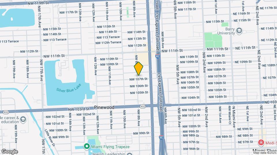 10725 NW 8th Ave Map and Location Details