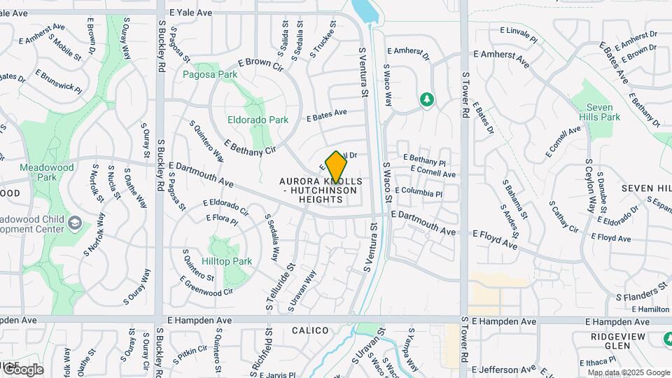 3062 S Truckee St Map and Location Details