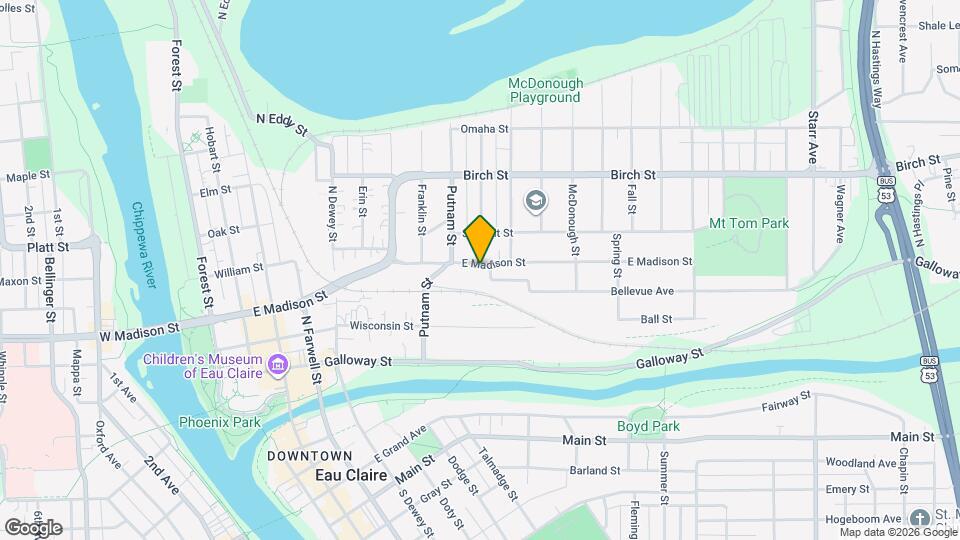 1023 E Madison St Map and Location Details