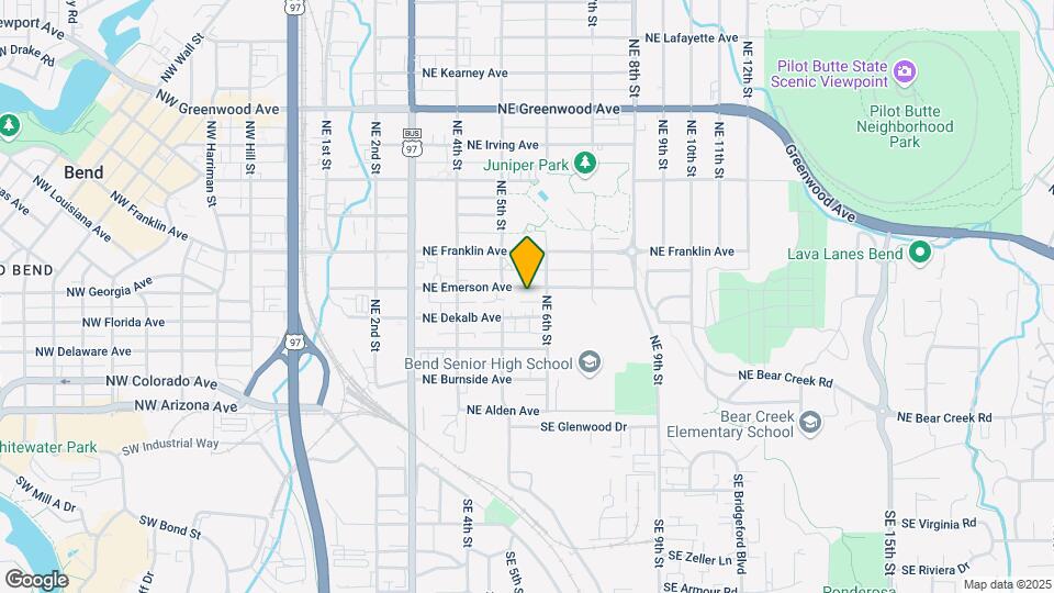 543 NE Emerson Ave, Unit B Map and Location Details