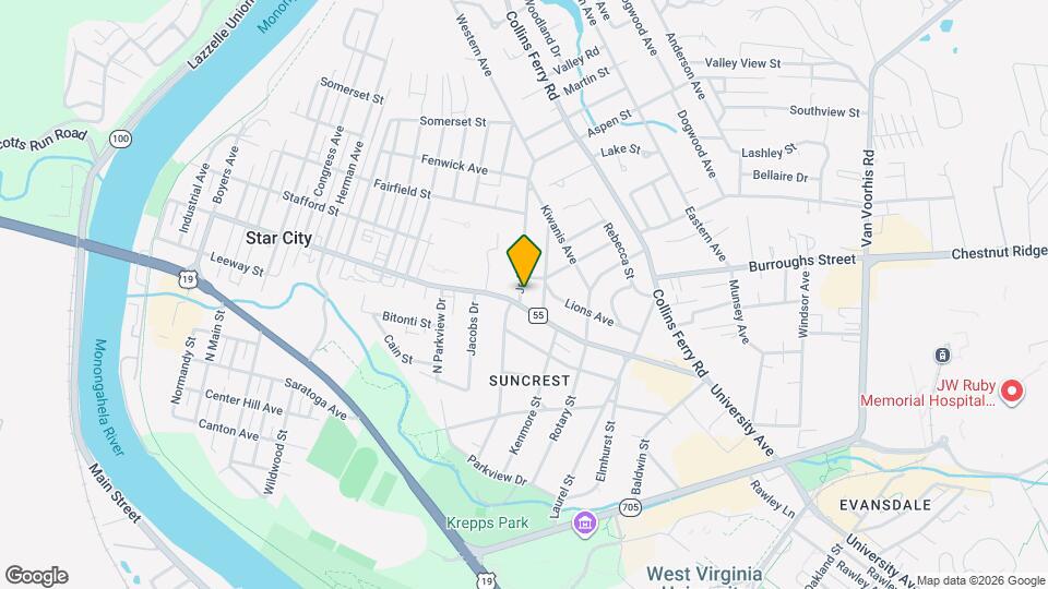 404 Jr Ave Map and Location Details