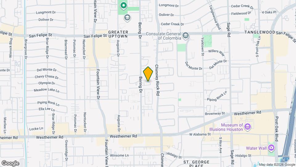 2323 Bering Dr, Unit 2 Map and Location Details