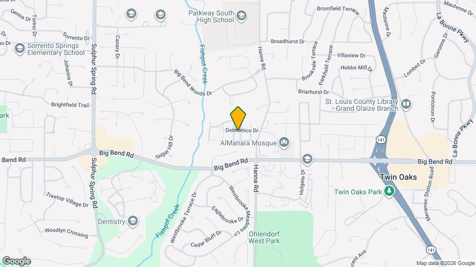 975 Barbizon Dr Map and Location Details