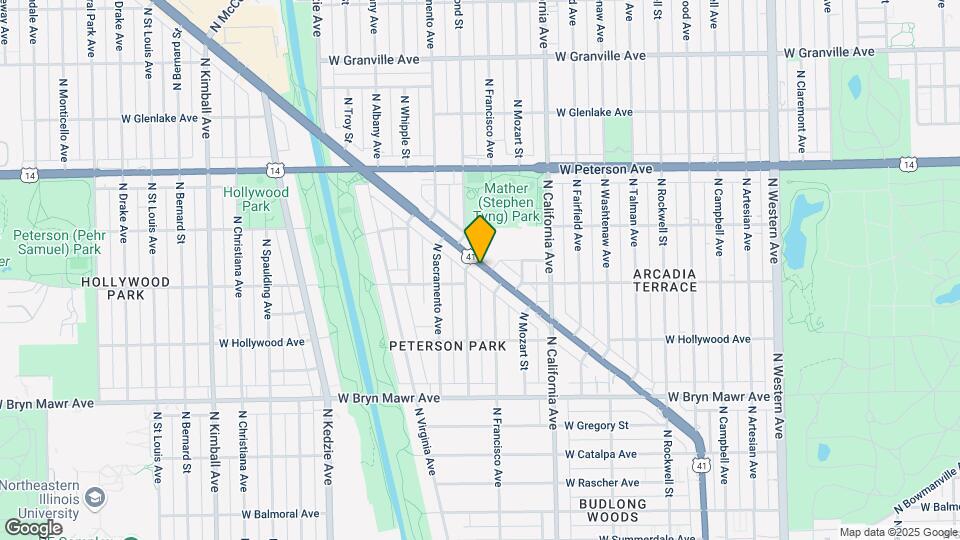 5824 N Lincoln Ave, Unit PH-3B Map and Location Details