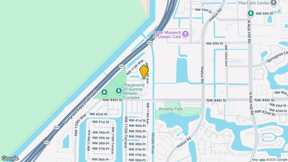 4580 NW 113th Terrace Map and Location Details
