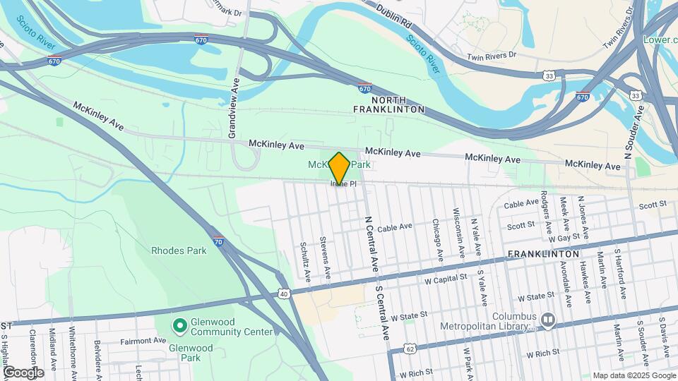 Remodeled 3 Bed, 2.5 Bath Home in Franklinton! Map and Location Details