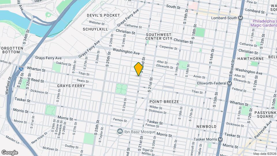 1236 S 22nd St Map and Location Details