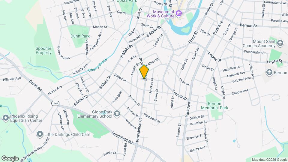 295 Providence St, Unit 2nd. Fl. Map and Location Details
