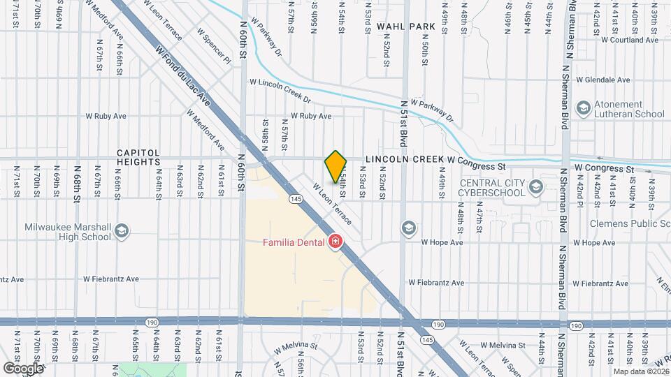 4323 N 54th St Map and Location Details