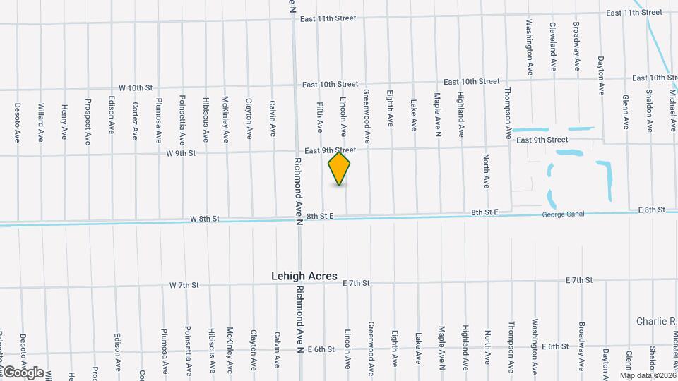 809 Lincoln Ave Map and Location Details