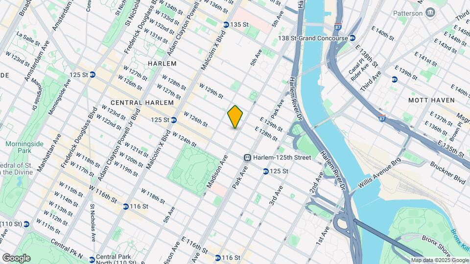E 127Th St Cluster Mapa y Detalles de la Ubicación
