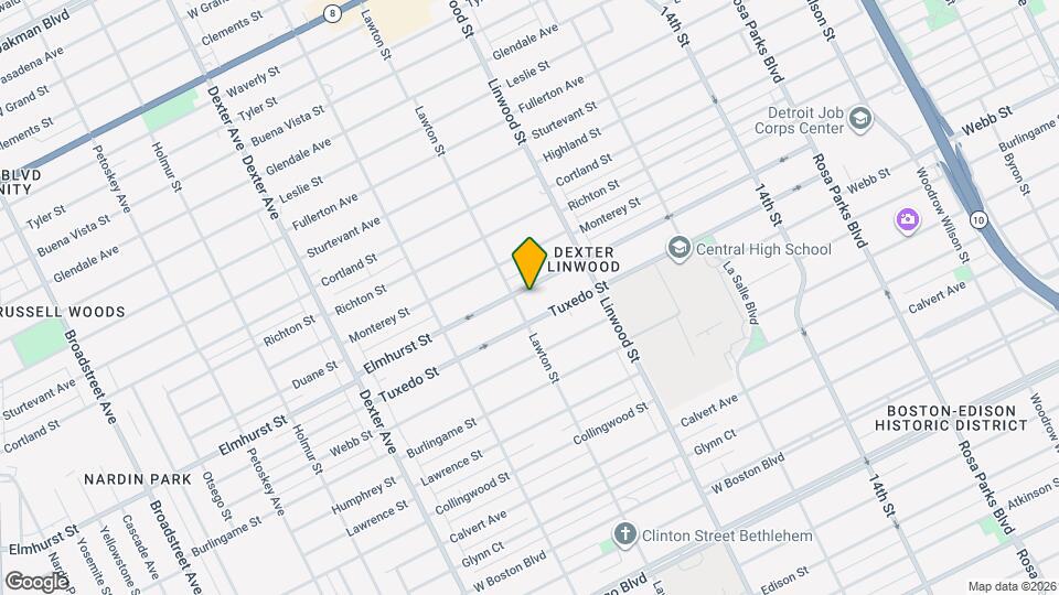 2731 Elmhurst St Mapa y Detalles de la Ubicación