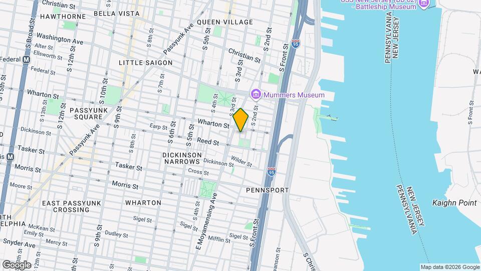 1313 S American St Map and Location Details