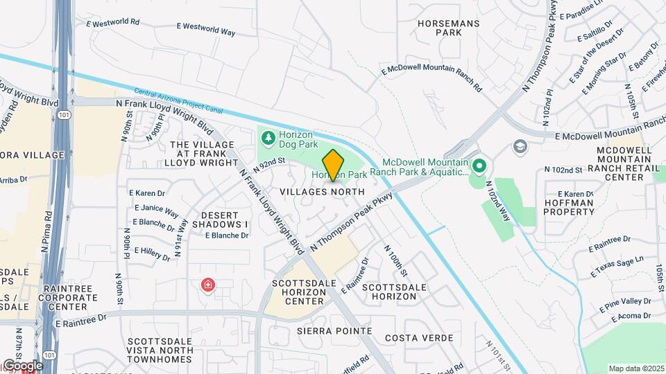 15252 N 100th St, Unit Villages North Mapa y Detalles de la Ubicación